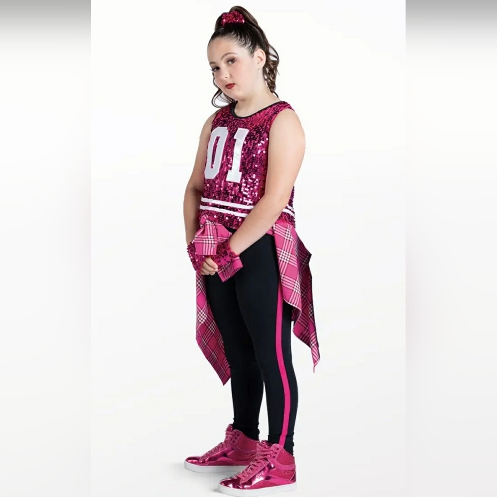 Weissman Pink Sequin Dance Costume